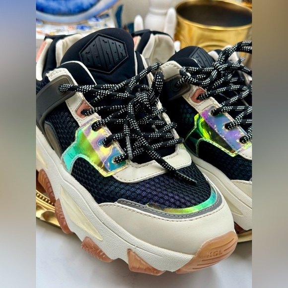 🆕 KURT GEIGER LONDON 🧿 NWOB Letta Platform Sneakers, Sz 37 - Picture 11 of 16